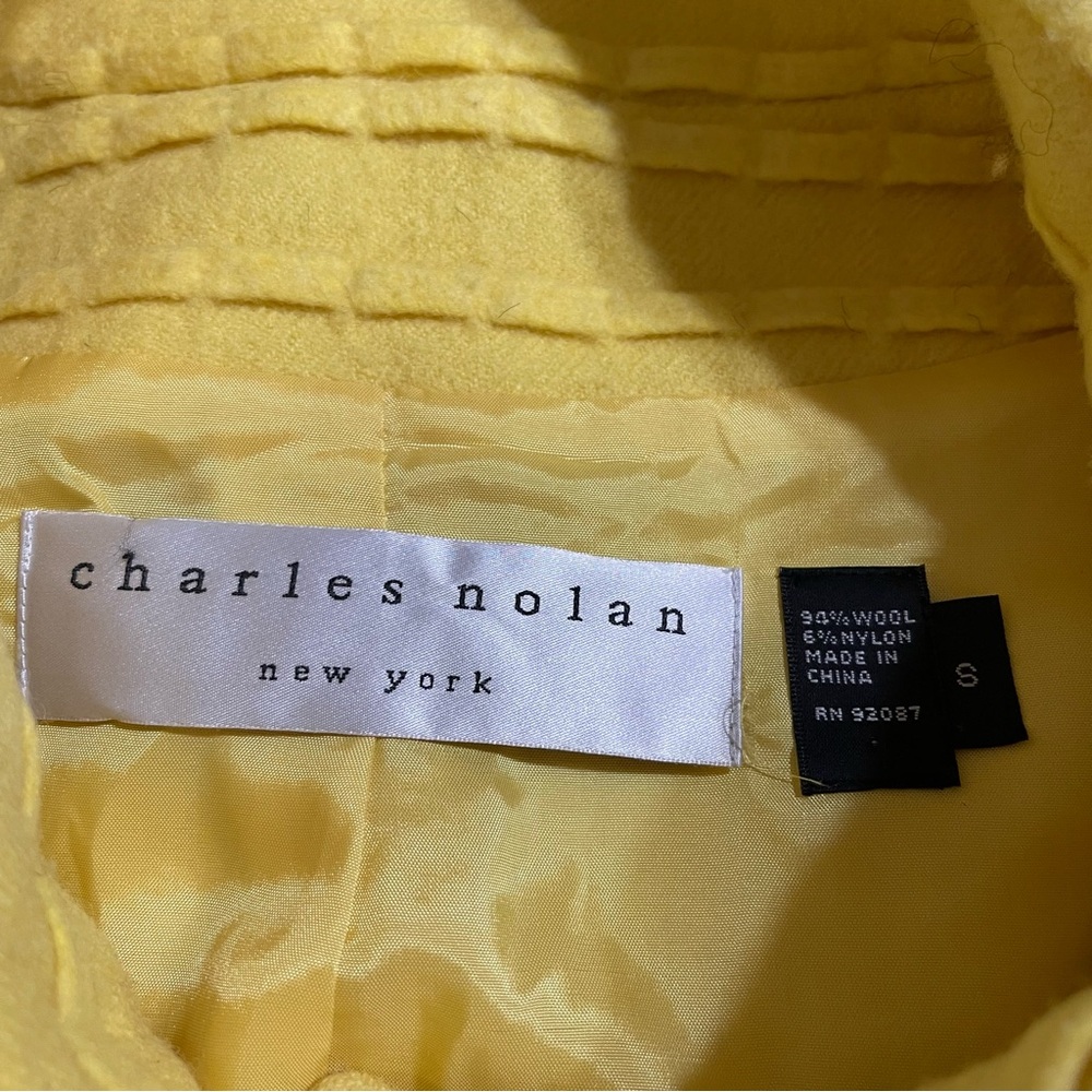 Charles Nolan Wool Coat - Picture 8 of 10